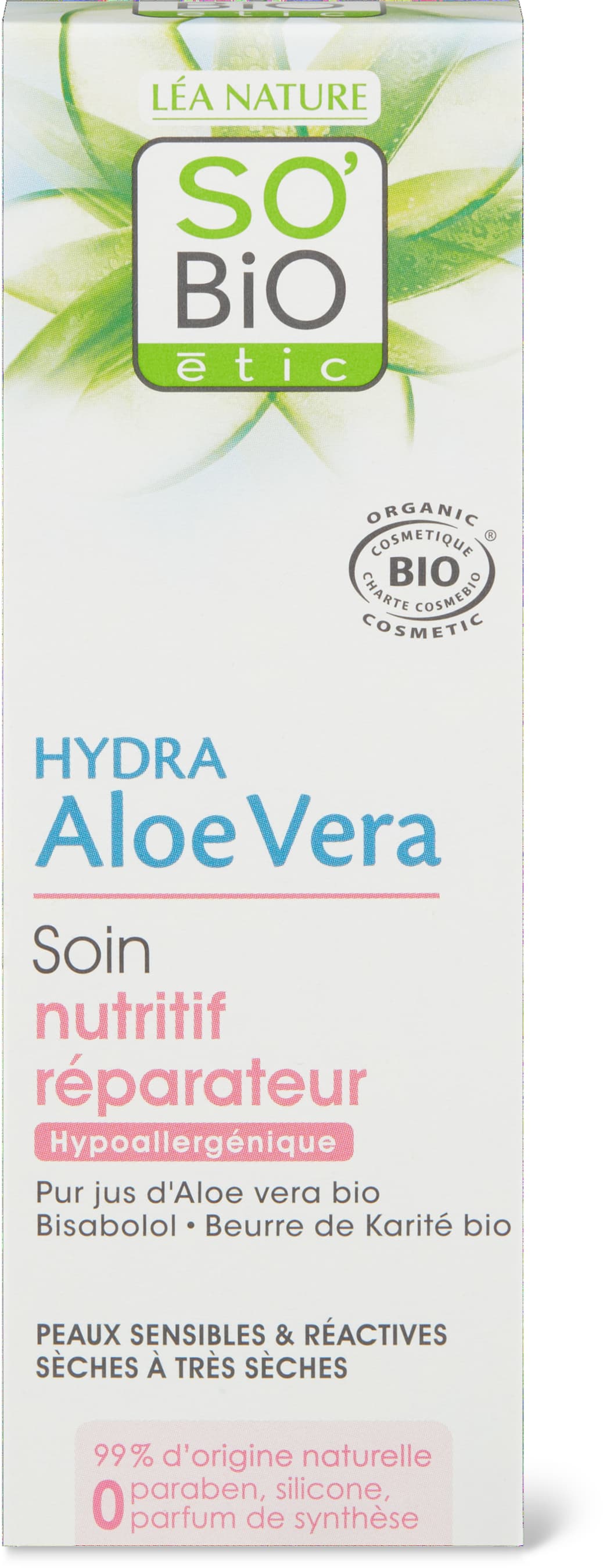 Hydra Aloe Vera nährende Pflege Aloe Vera, Bisabolol & Sheabutter